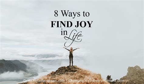 Finding joy - Joy differs from happiness. Where happiness is a measure of how good we feel over time, joy is about what makes us feel good in the present moment. “As a culture, we are obsessed with the pursuit of happiness, and …